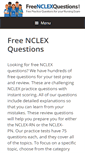 Mobile Screenshot of freenclexquestions.com